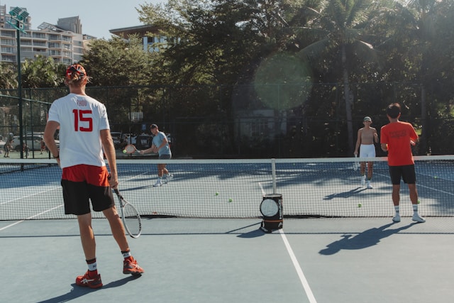 Tennis court facilities